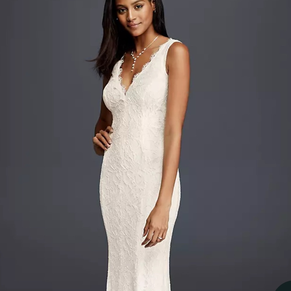 David's Bridal Lace Dress
